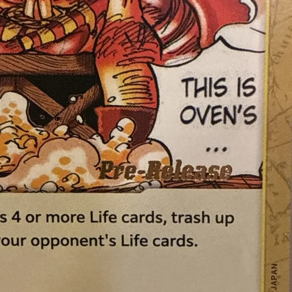 Promo One Piece Card Game Tropical Torment OP03-120 English Pre-Release